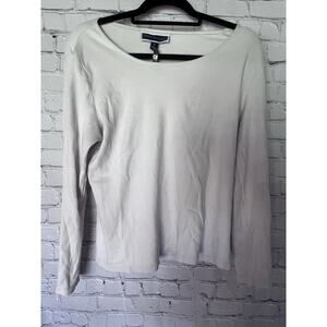 Karen Scott White Blouse Size M